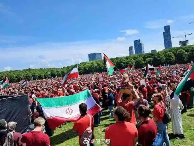 伊朗球迷美国主场助威掀热潮 世界杯场外多项目争辉